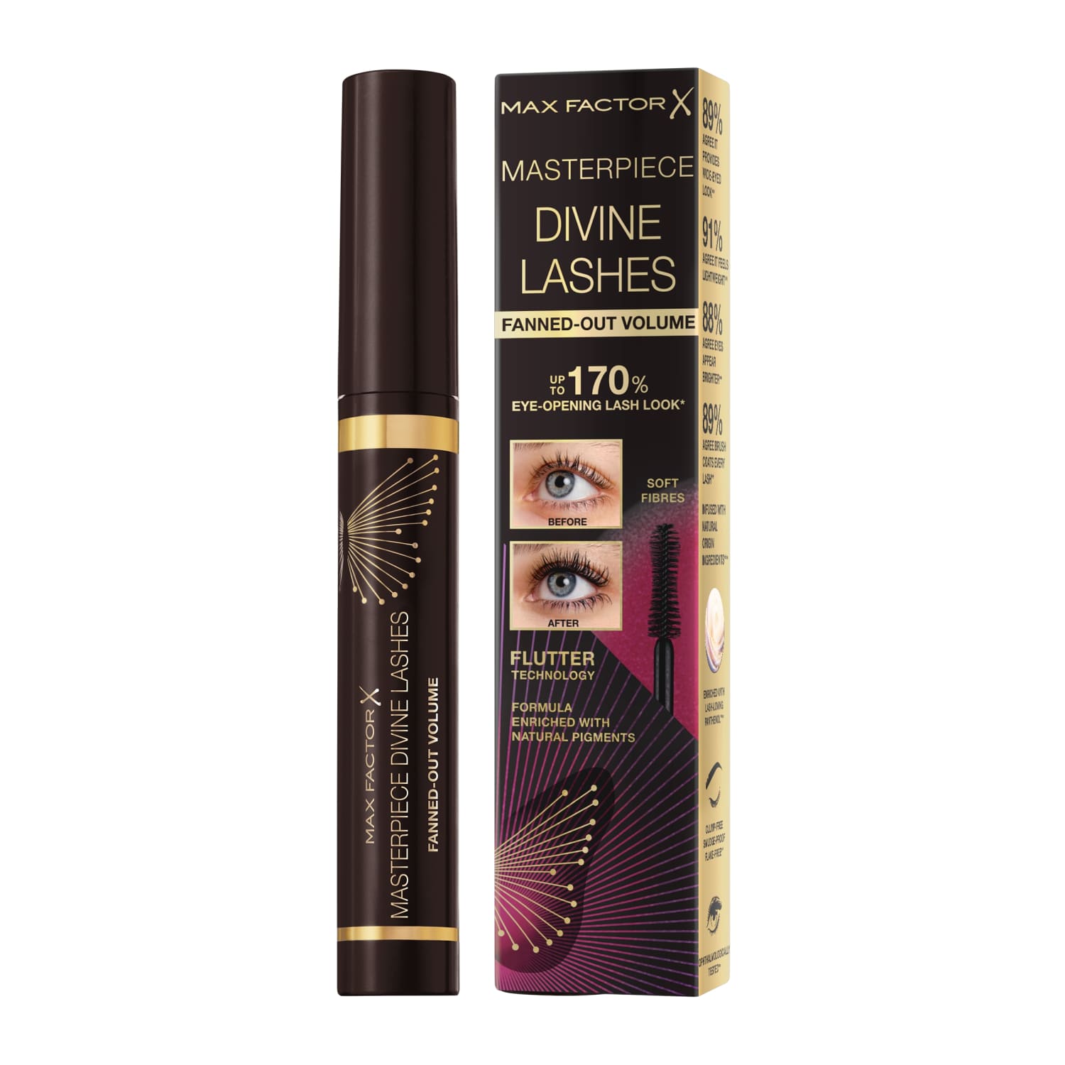 Ripsmetušš Masterpiece Divine Black Brown 8ml