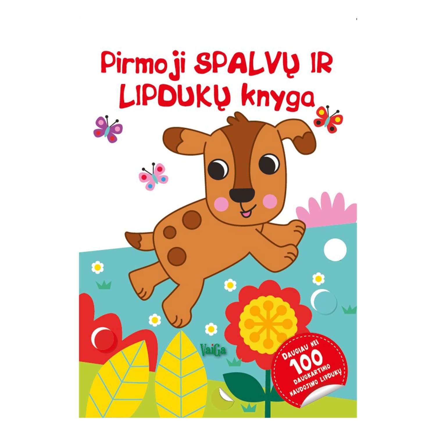 Knyga PIRM. SPALVŲ IR LIPDUKŲ KNYGA ŠUNELIS