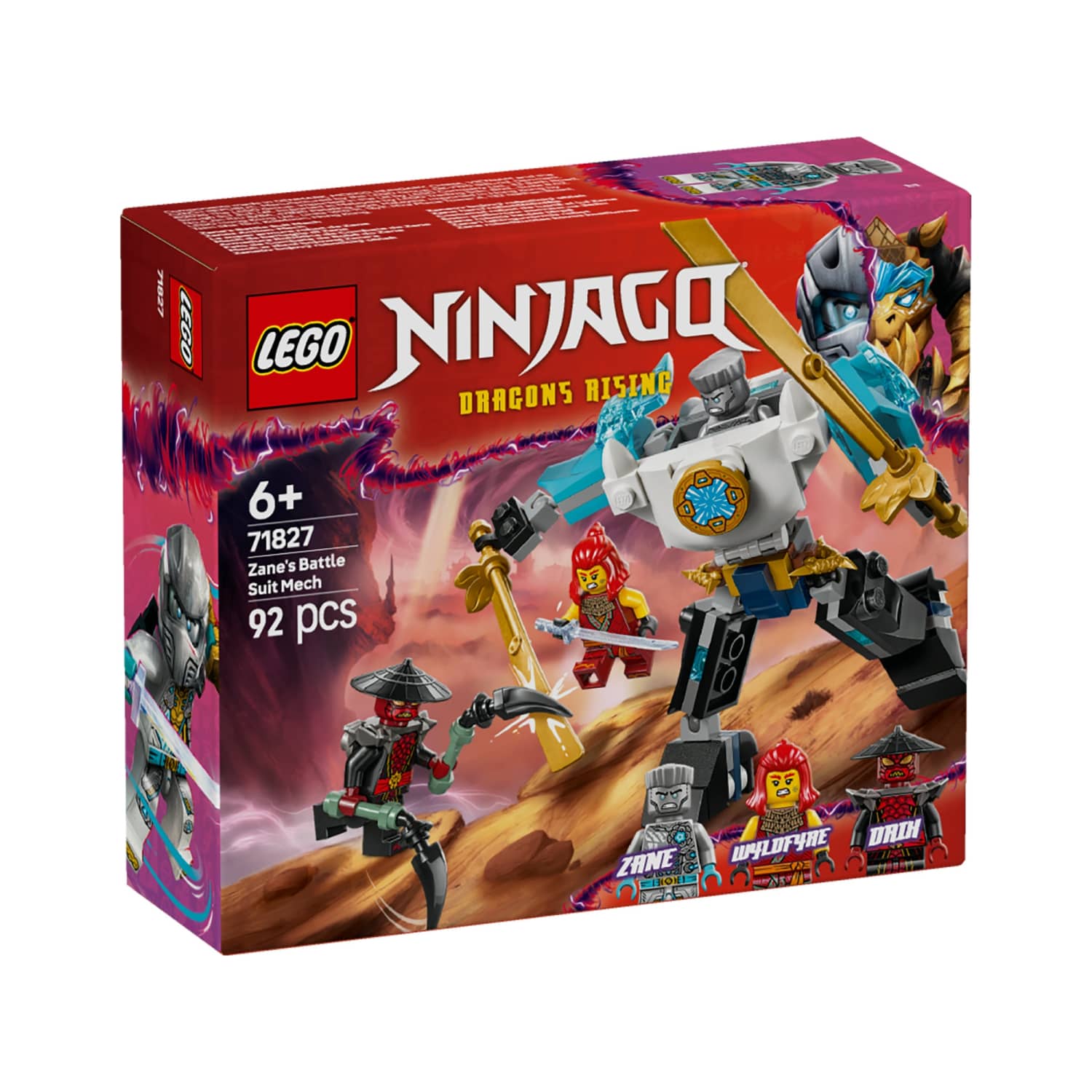 Konstr. Lego Zane Robots Bruņās 71827