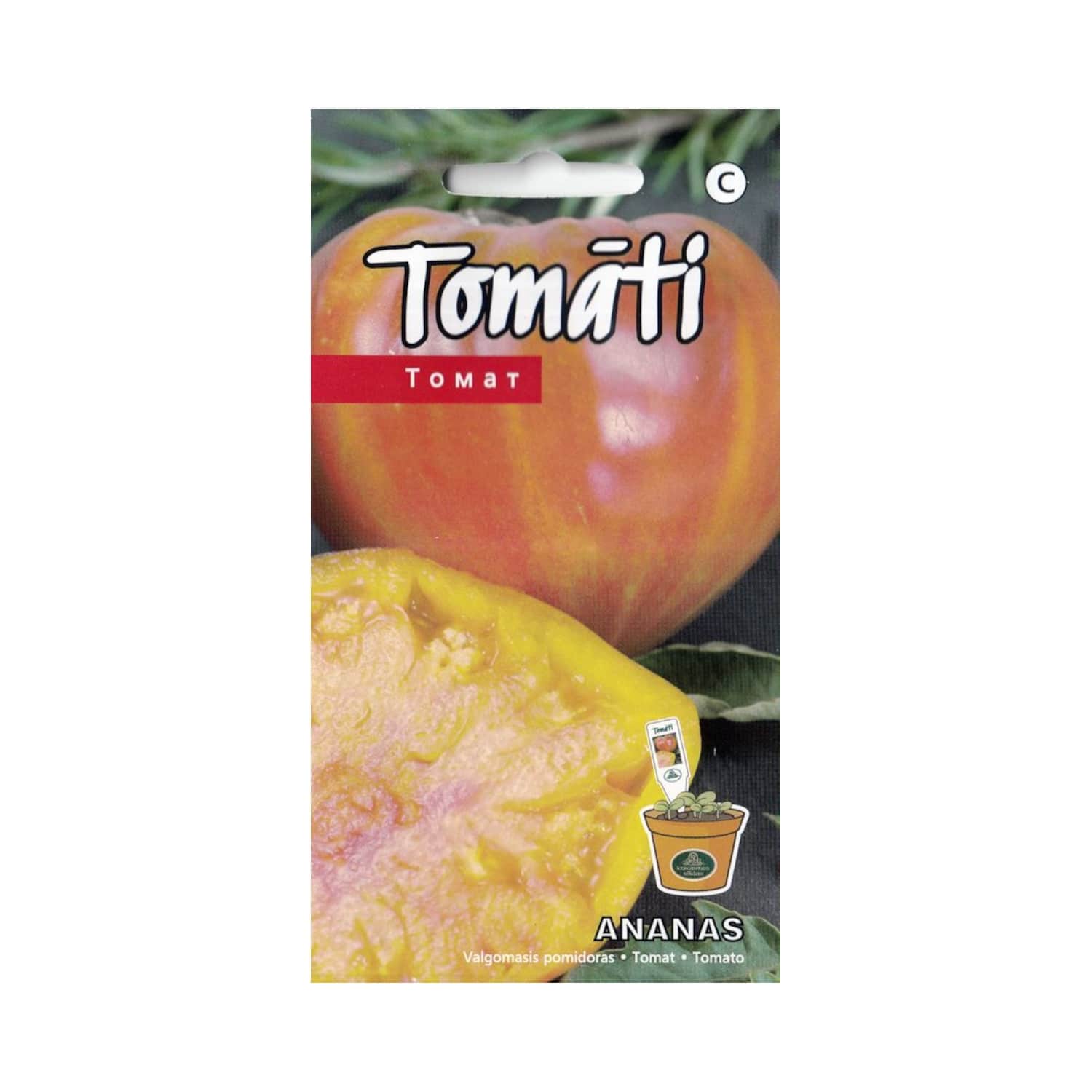 Tomāti Ananas Kurzemes Sēklas