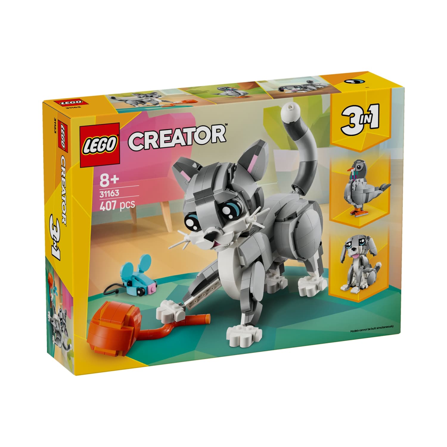 Konstr. Lego Rotaļīgais Kaķis 31163