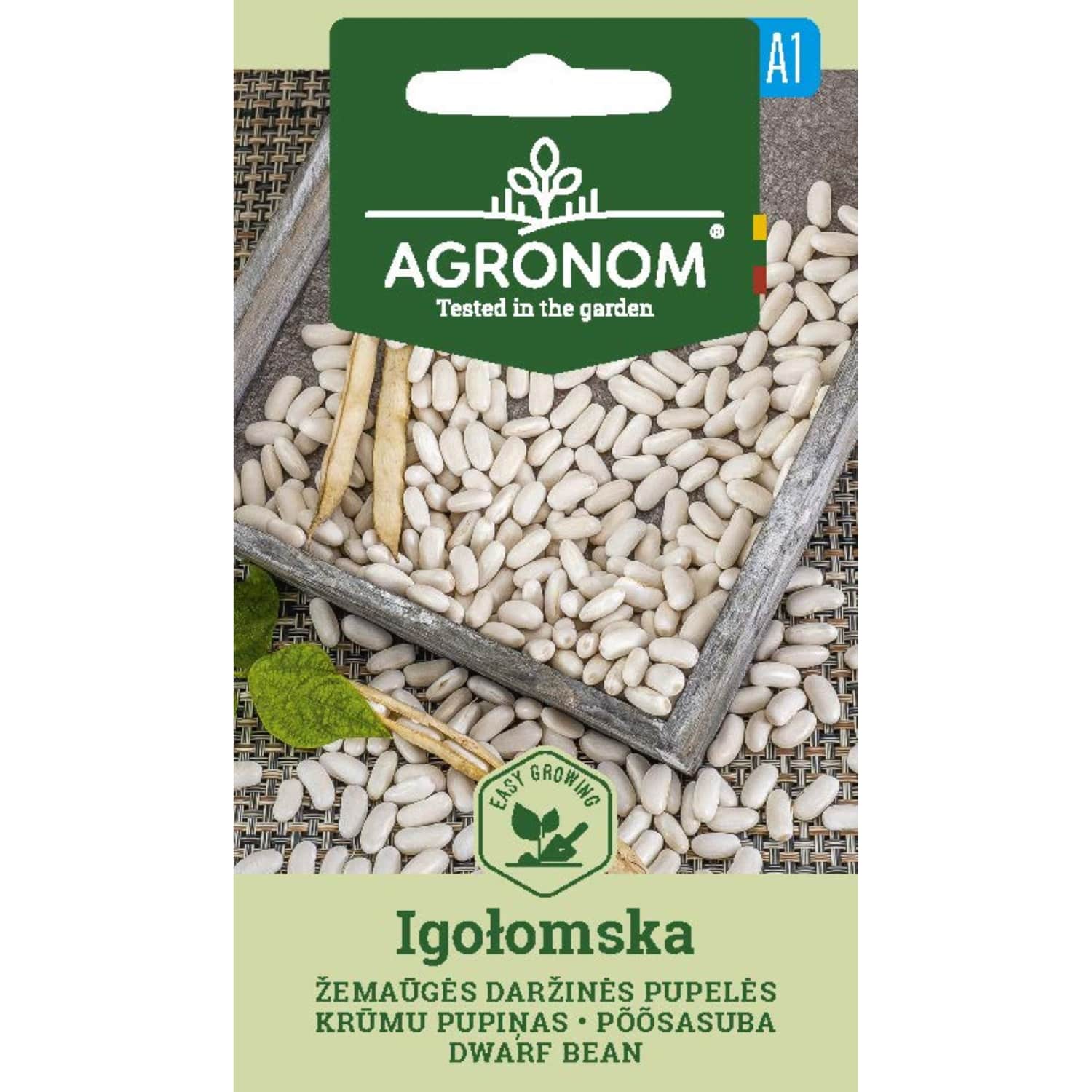 Sėklos AGRONOM Pupelės darž.Igolomska