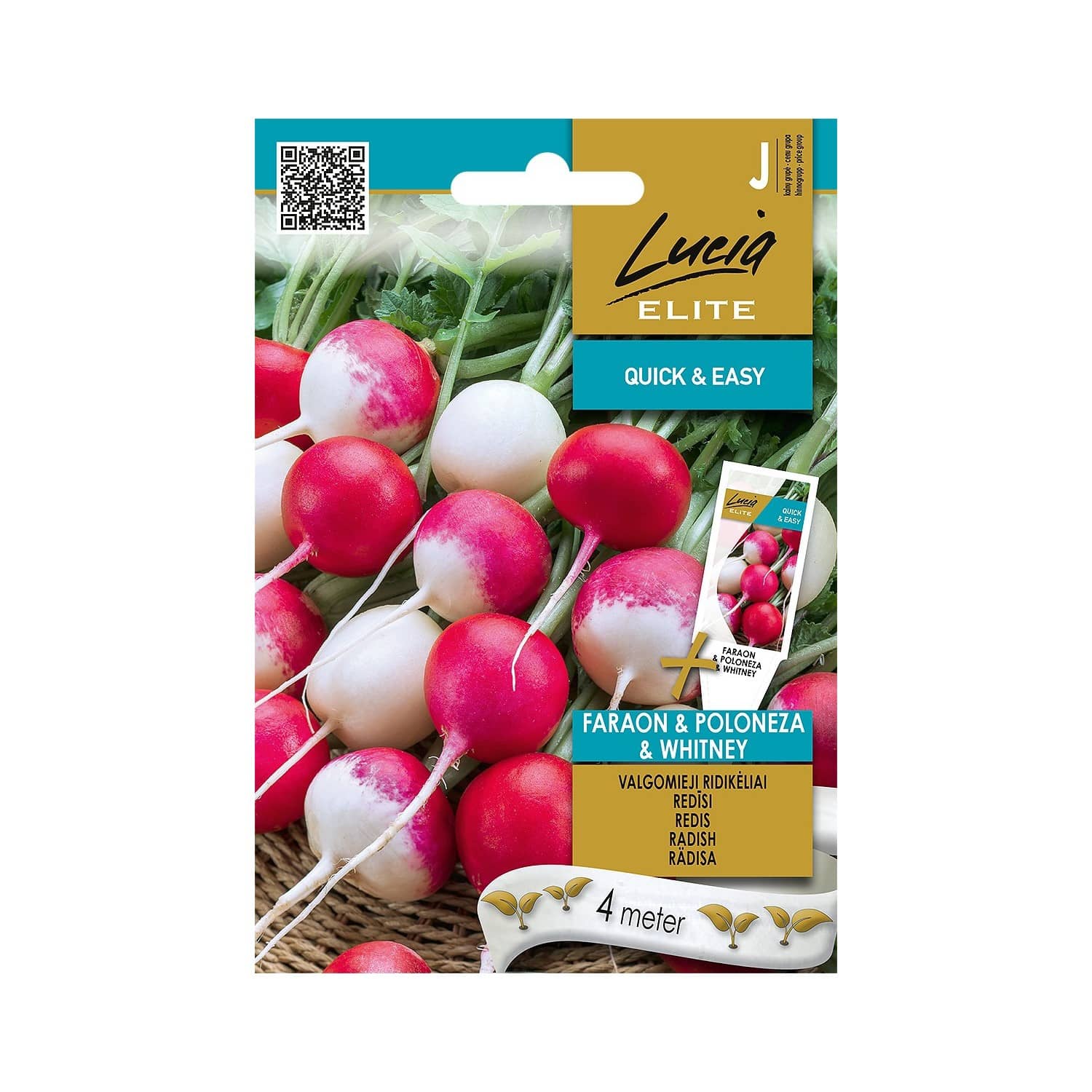 Sēklas LUCIA ELITE Redīsi