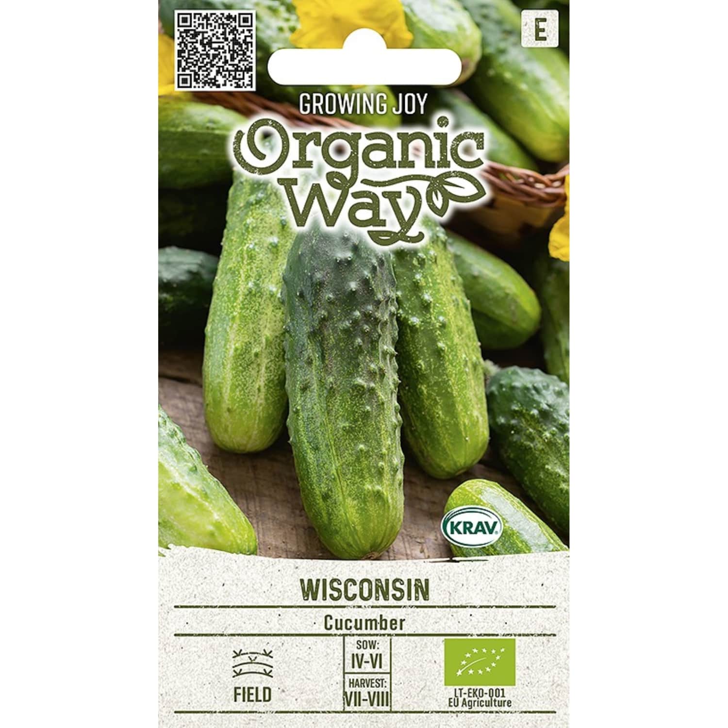 Sēklas ORGANIC WAY Gurķi piccolo