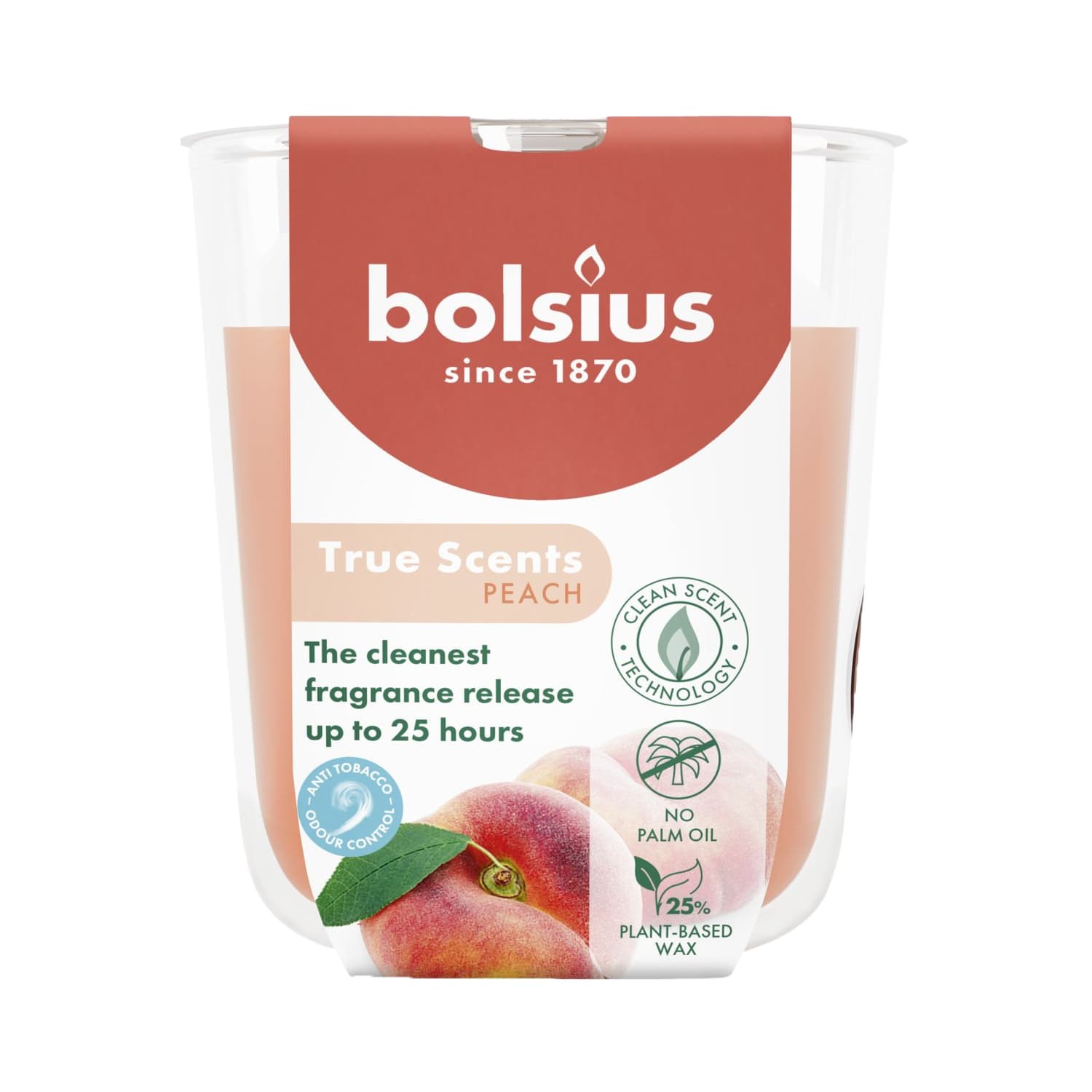 Kvapioji žvakė BOLSIUS Persikų, 25 h