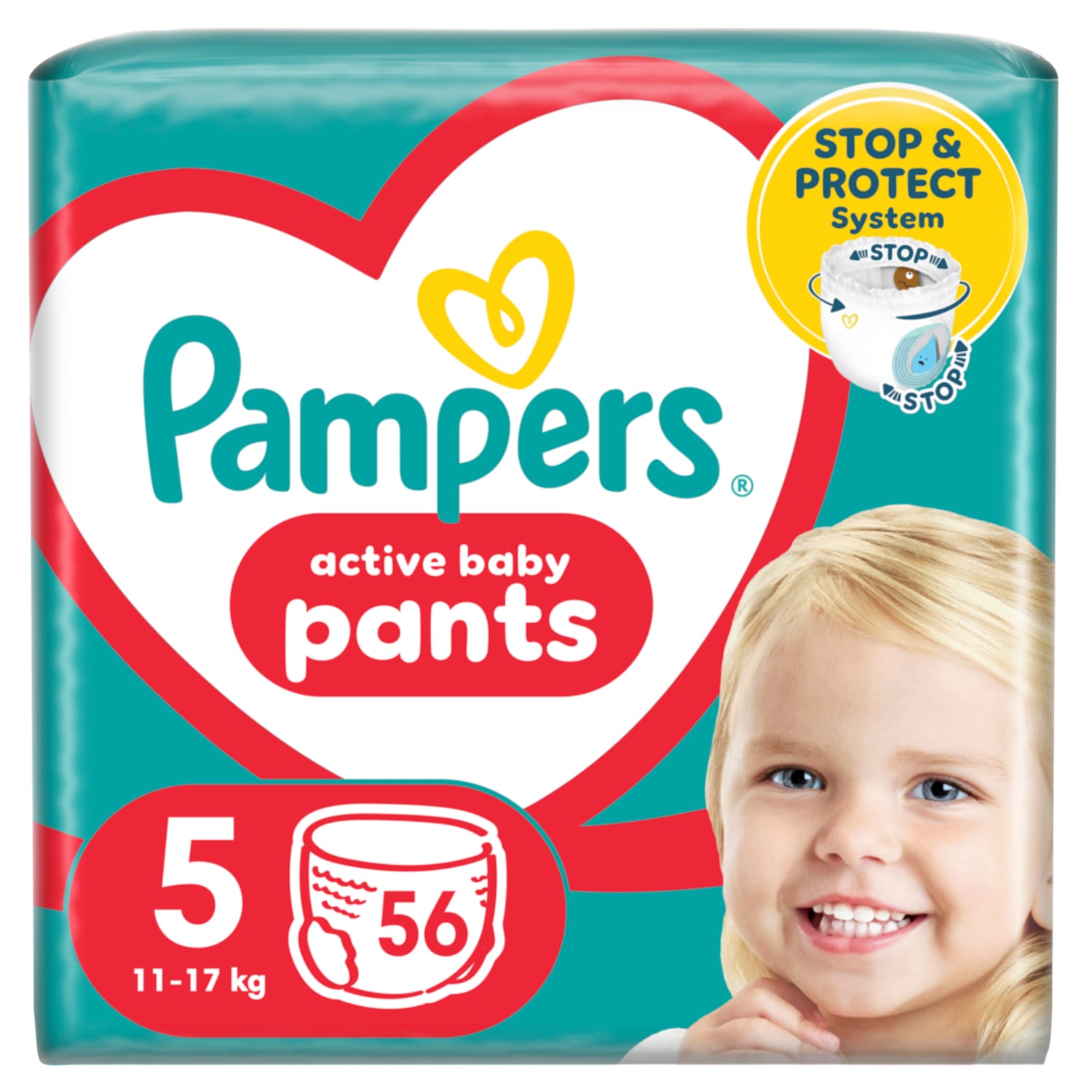 Autiņbiks. Pampers Pants Giant Pack S5 56gab.