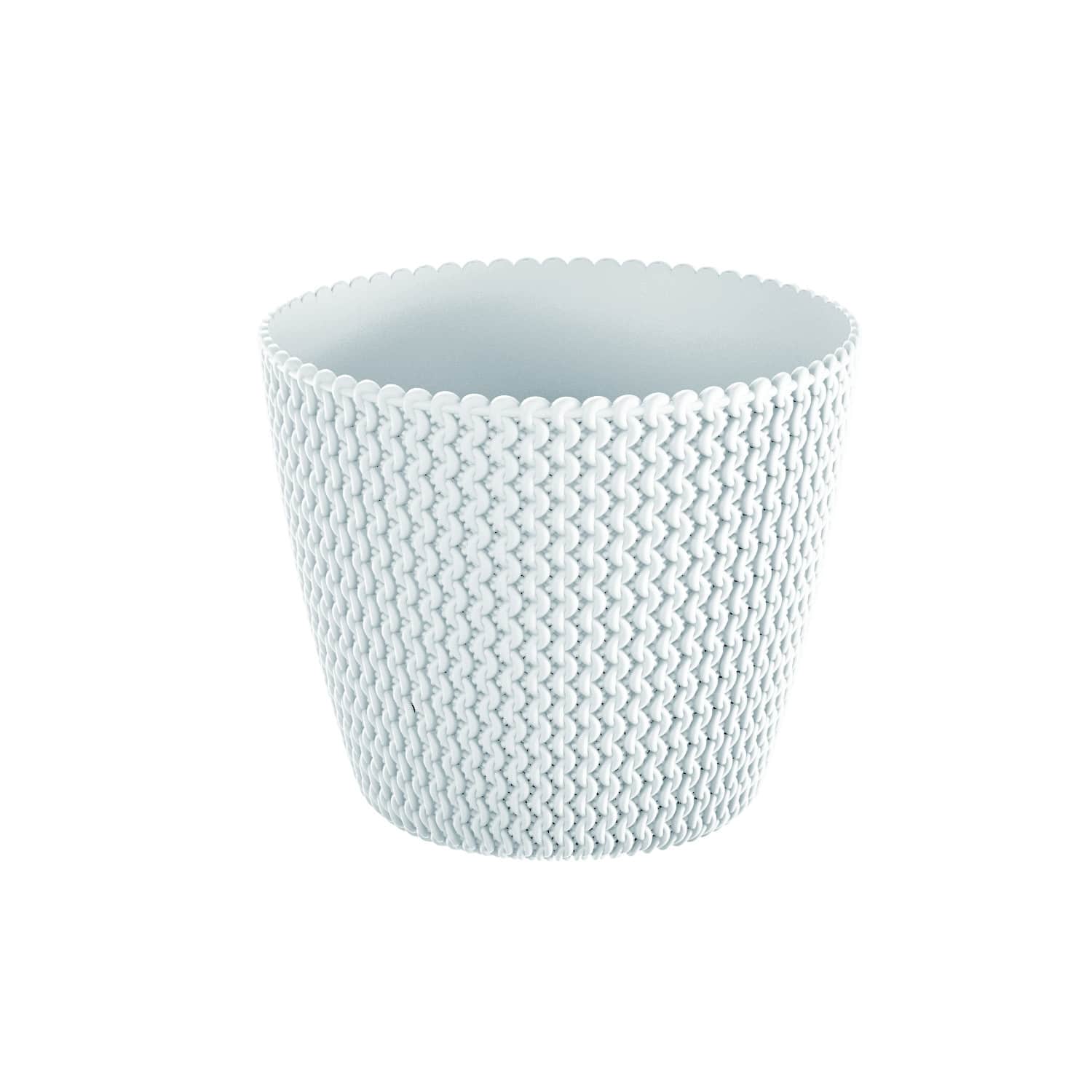 Puķu pods Prosperplast balts 15.7cm SS25