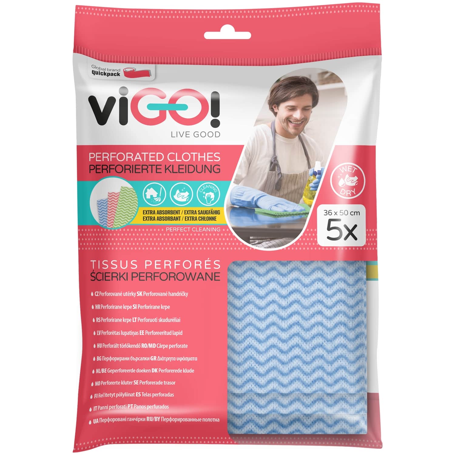 Perforeeritud kangas Vigo! standard 5tk