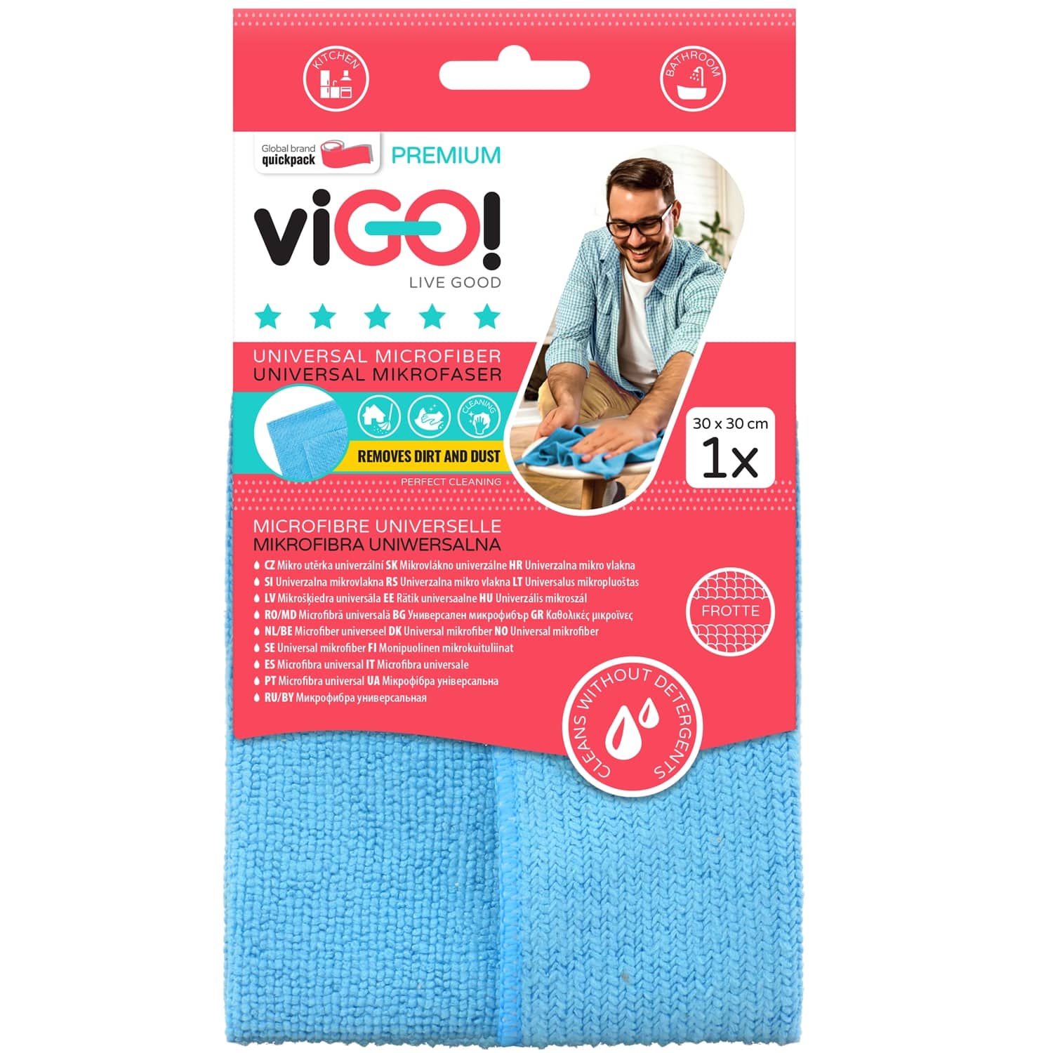 Mikrošķ. lupatiņas Vigo! universāls 1gab