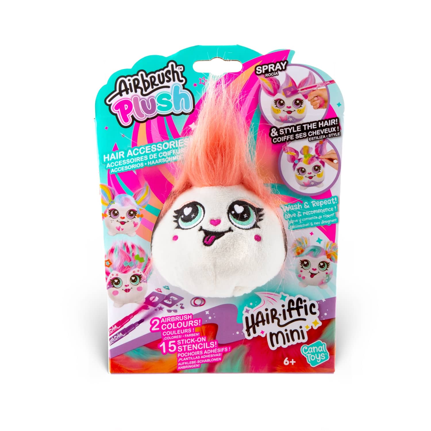 Plīša rotaļlieta Airbrush Hairiffic mini