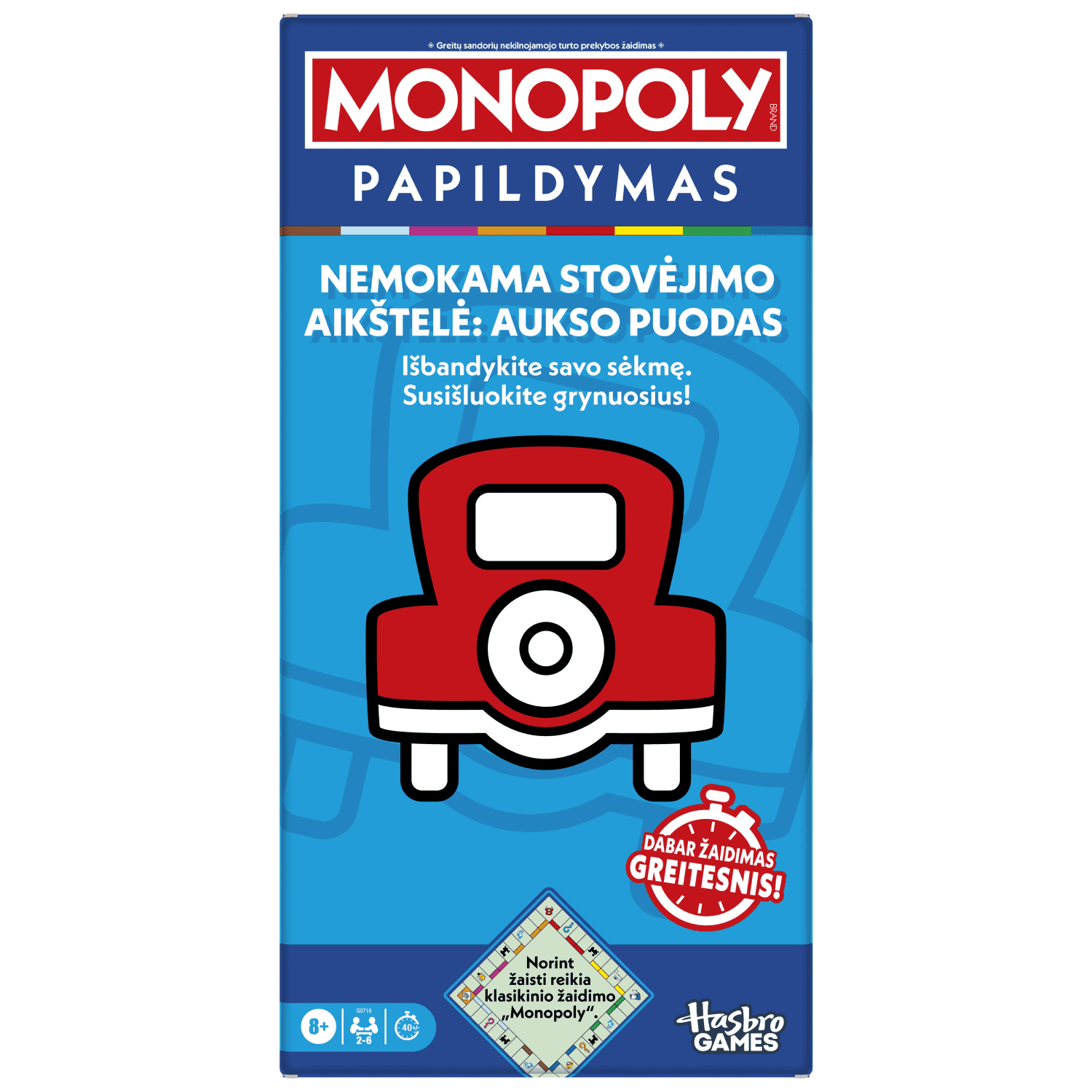 Papildymas MONOPOLY JACKPOT G0718LT