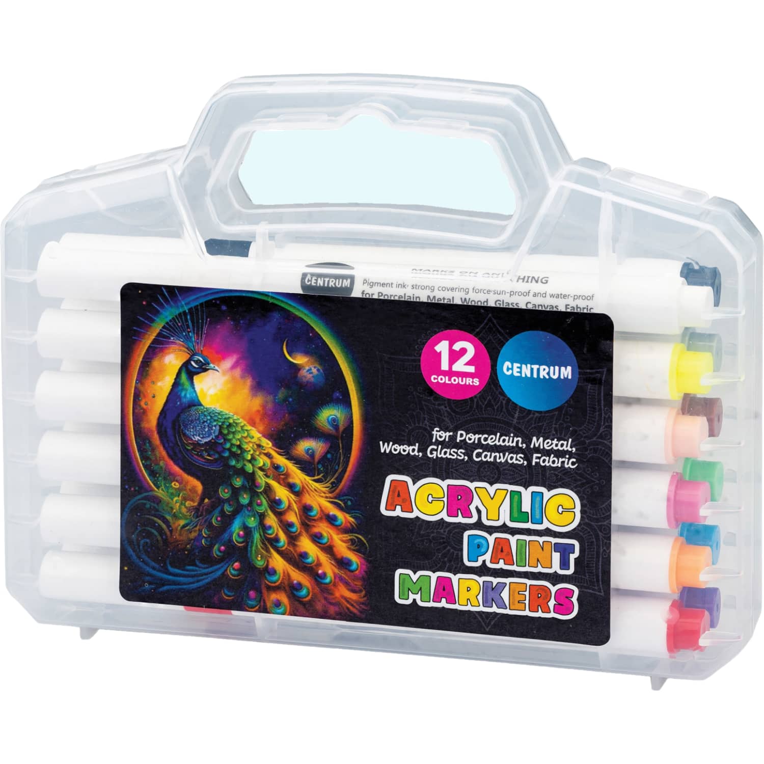 Akrila marķieru kompl. Centrum 12 kr.