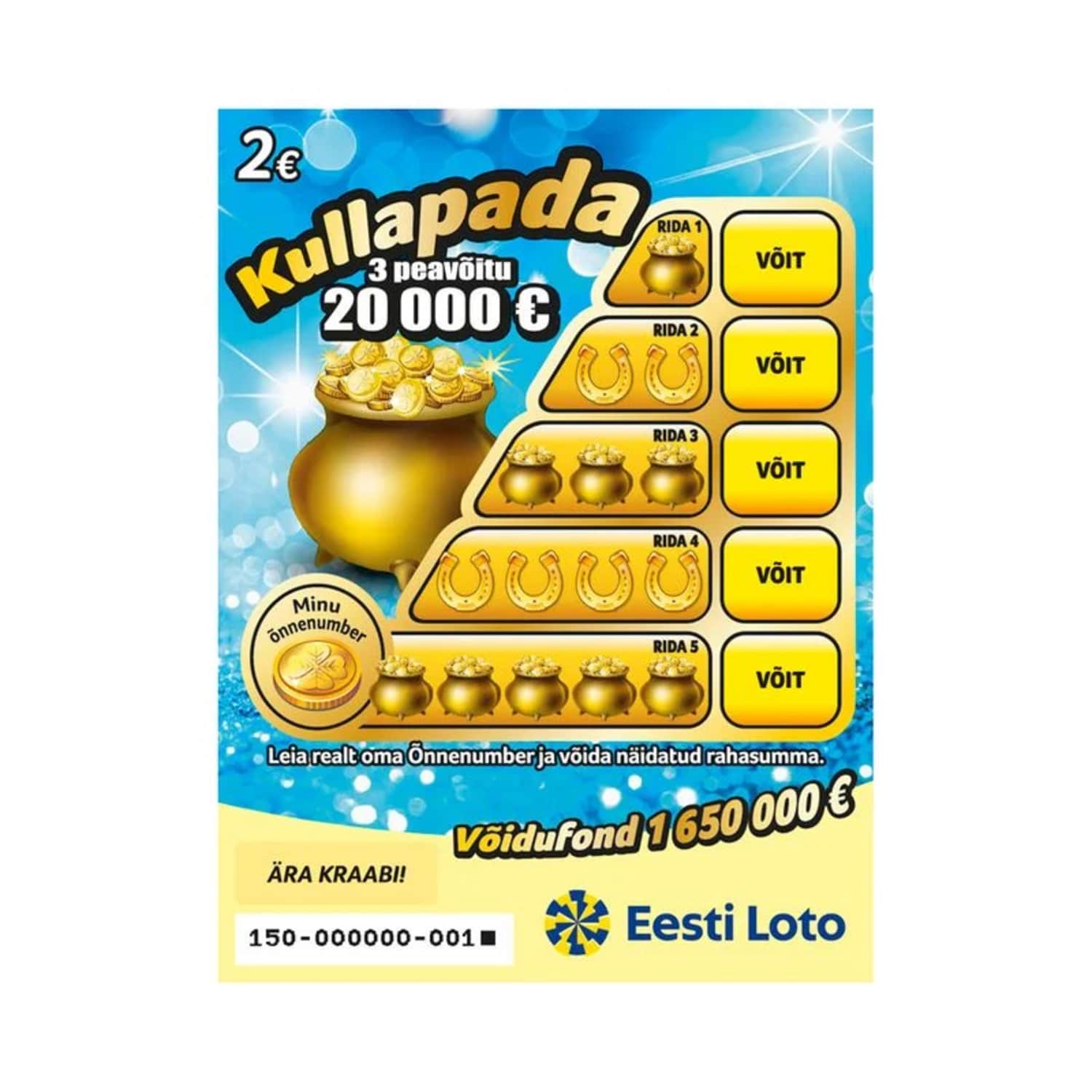 Kiirloterii Kullapada 14