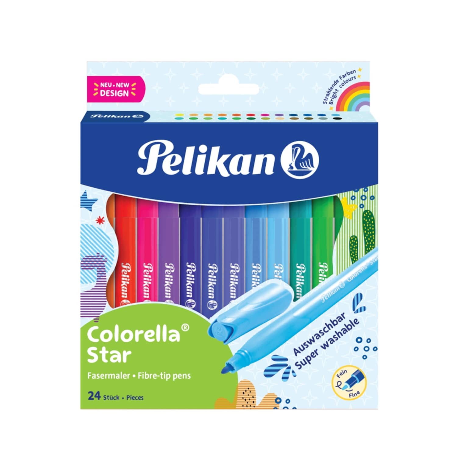 Viltpliiats Pelikan Colorella Star 24tk