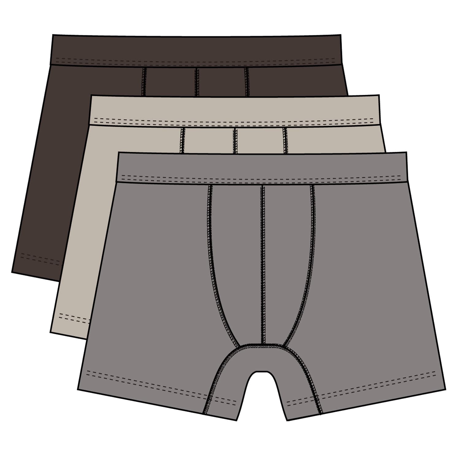 Bokseri Mywear XXL 3p