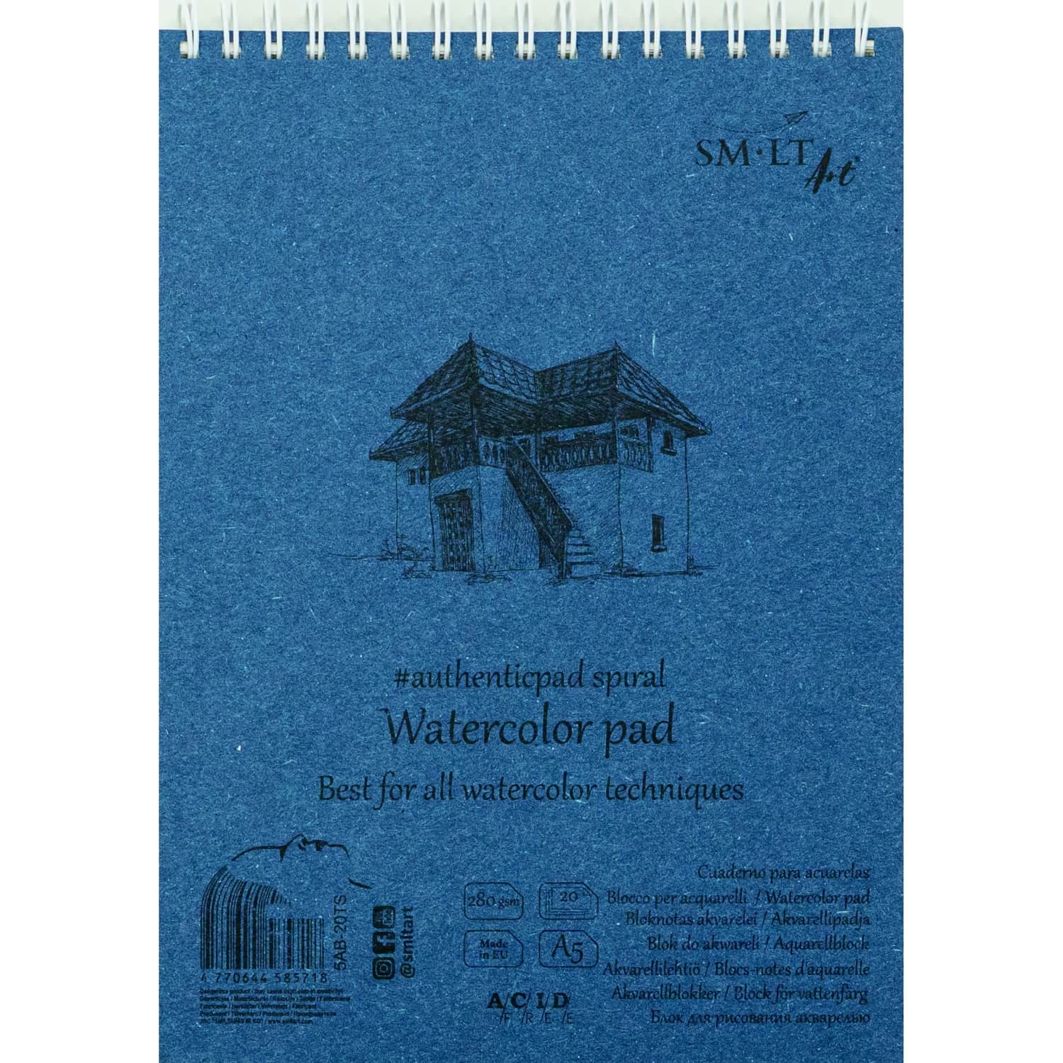 Akvar. sąsiuvinis SM LT ART, A5, 20 l., BS25