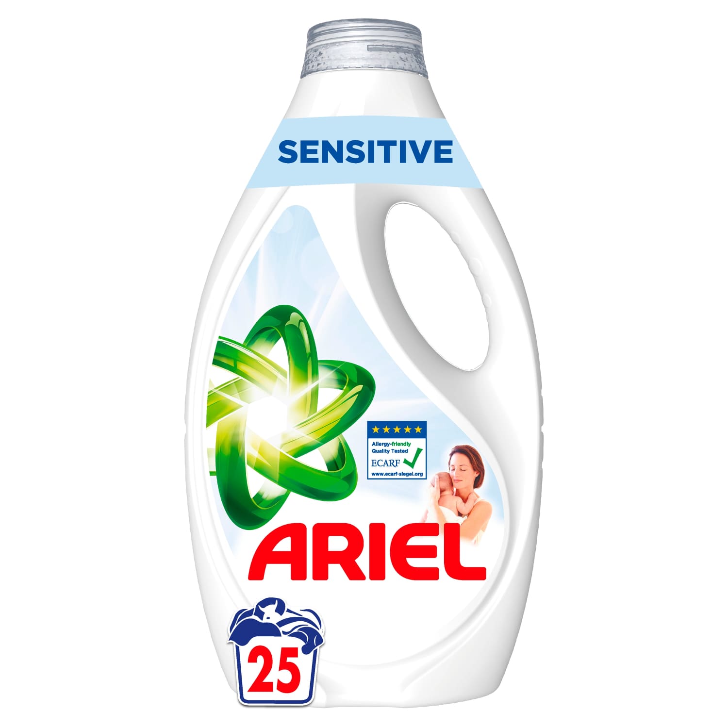 Skys. skalb. ARIEL SENSITIVE, 25 sk, 1,125 l