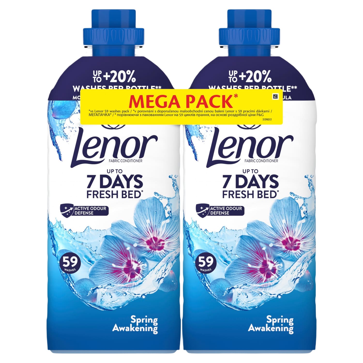 Veļas mīkst. Lenor Sp. Awak. 2x59MR 2x1239ml