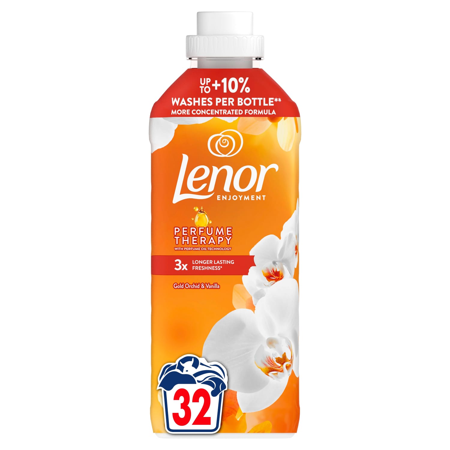 Aud. minkš. LENOR ORCHID&VAN., 32 sk., 675 ml