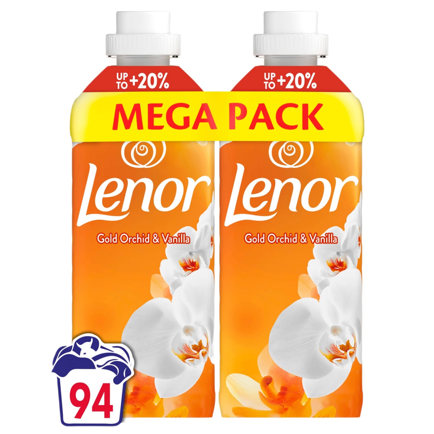 Kangapeh. Lenor Gold Orc.&Van. 2x47pk 2x987ml