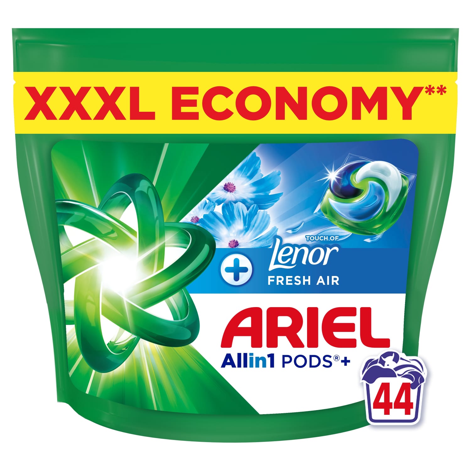 Pesukapslid Ariel Fresh Air 44tk