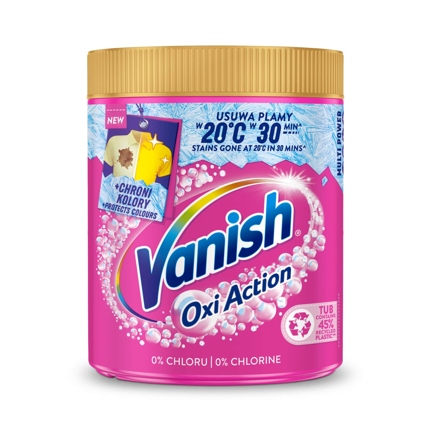 Plekieemaldaja p. Vanish Oxi Action Pink 970g