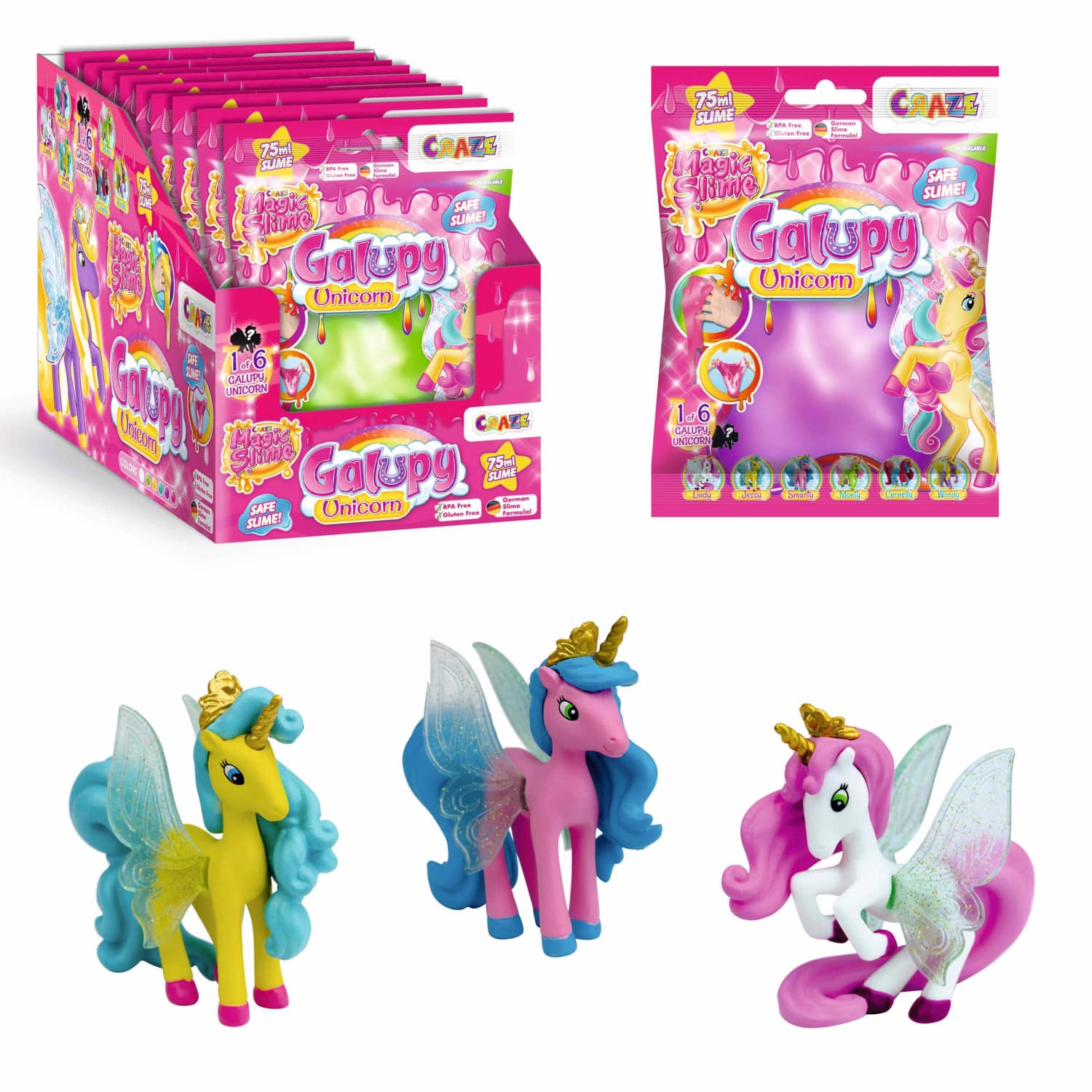 Slime žaislas SURPRISE UNICORN