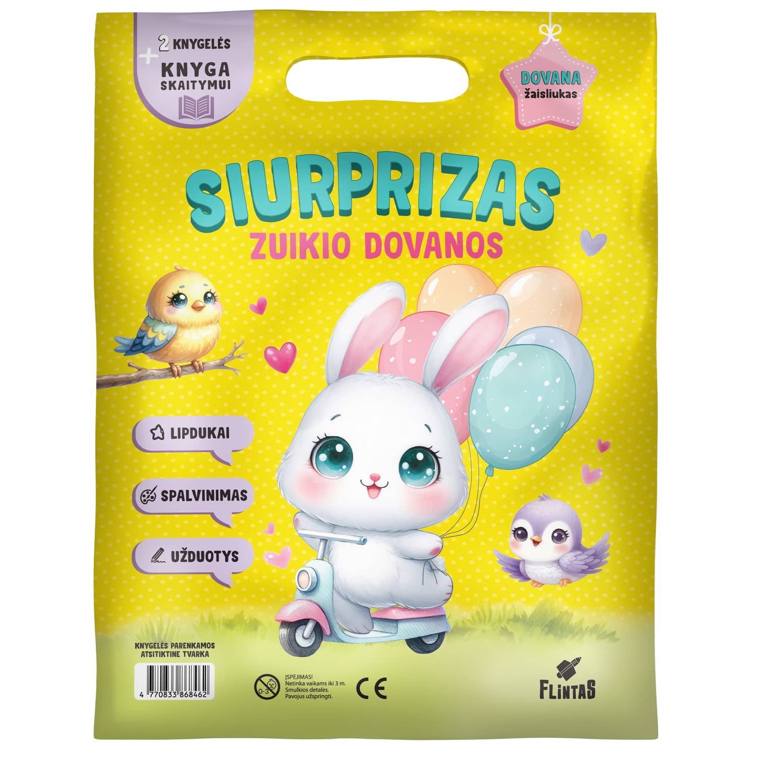 Spalv. kn. SIURPRIZAS ZUIKIO DOVANOS