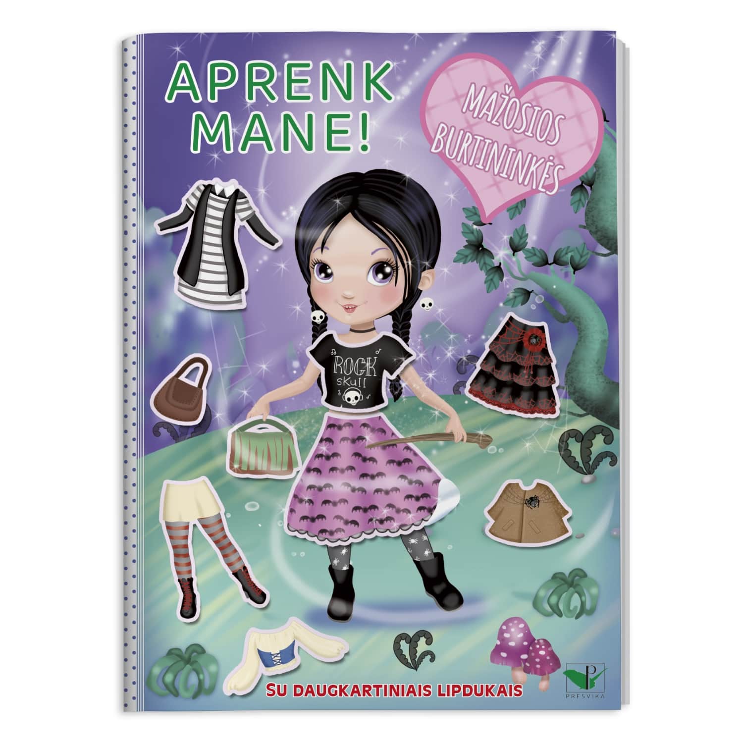 Knyga APRENK MANE! MAŽOSIOS BURTININKĖS