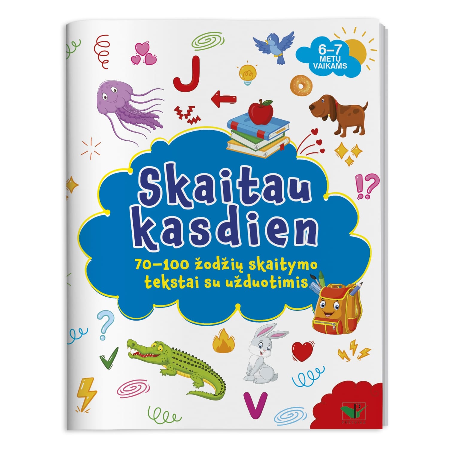 Knyga SKAITAU KASDIEN.70-100 ŽODŽIŲ TEKSTAI