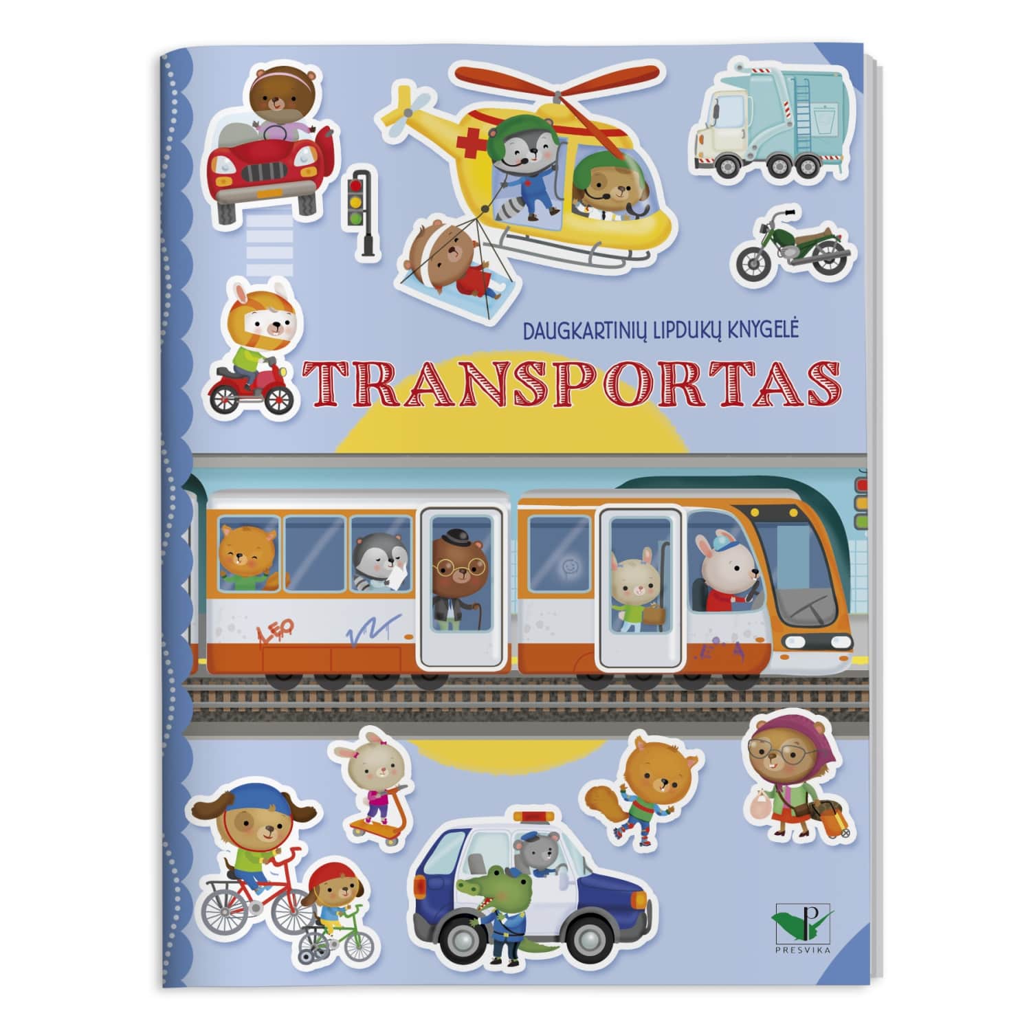 Knyga TRANSPORTAS.SU DAUGKARTINIAIS LIPDUKAIS