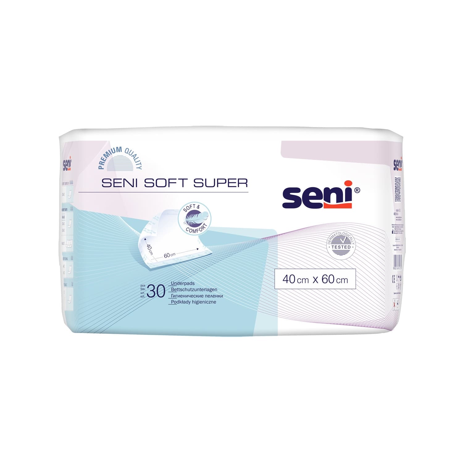 Absorb.paladz. Seni Soft Super 40x60cm 30gab.