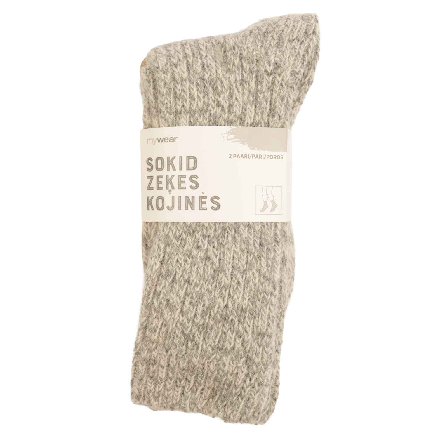 Kojinės su vilna MYWEAR, 25 / 29, 2 p.