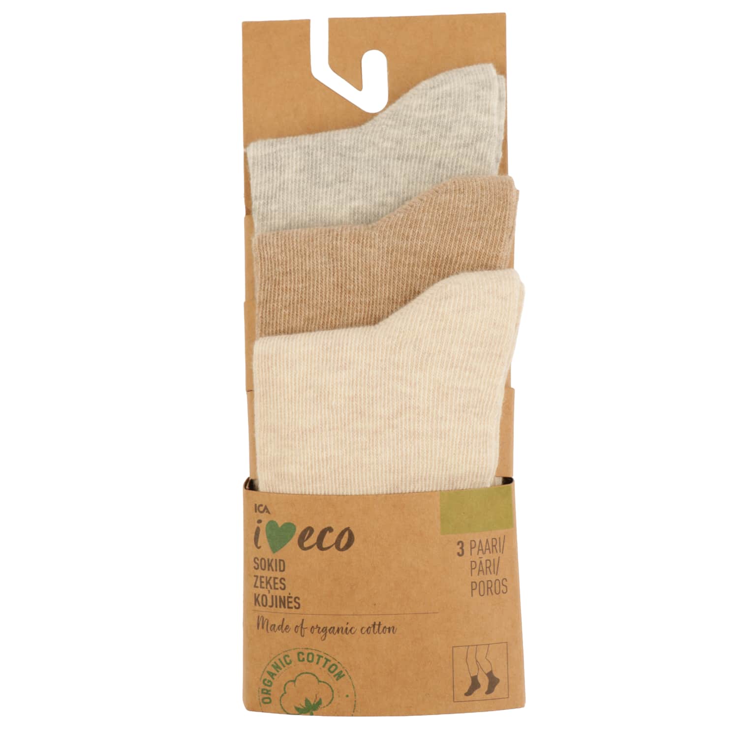 Laste sokid I Love Eco 3p 28/30