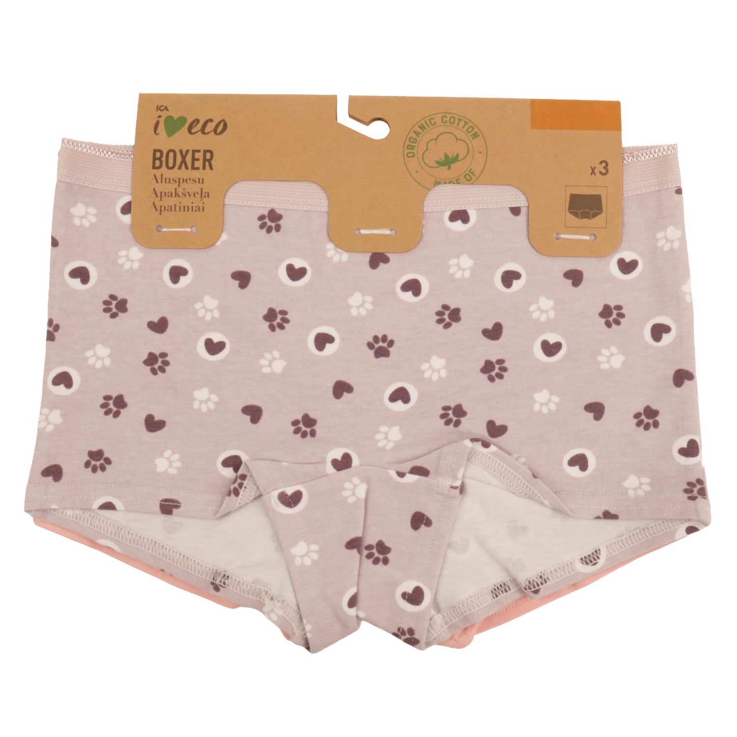 Meiteņu bokseri I love eco 3p 122/128