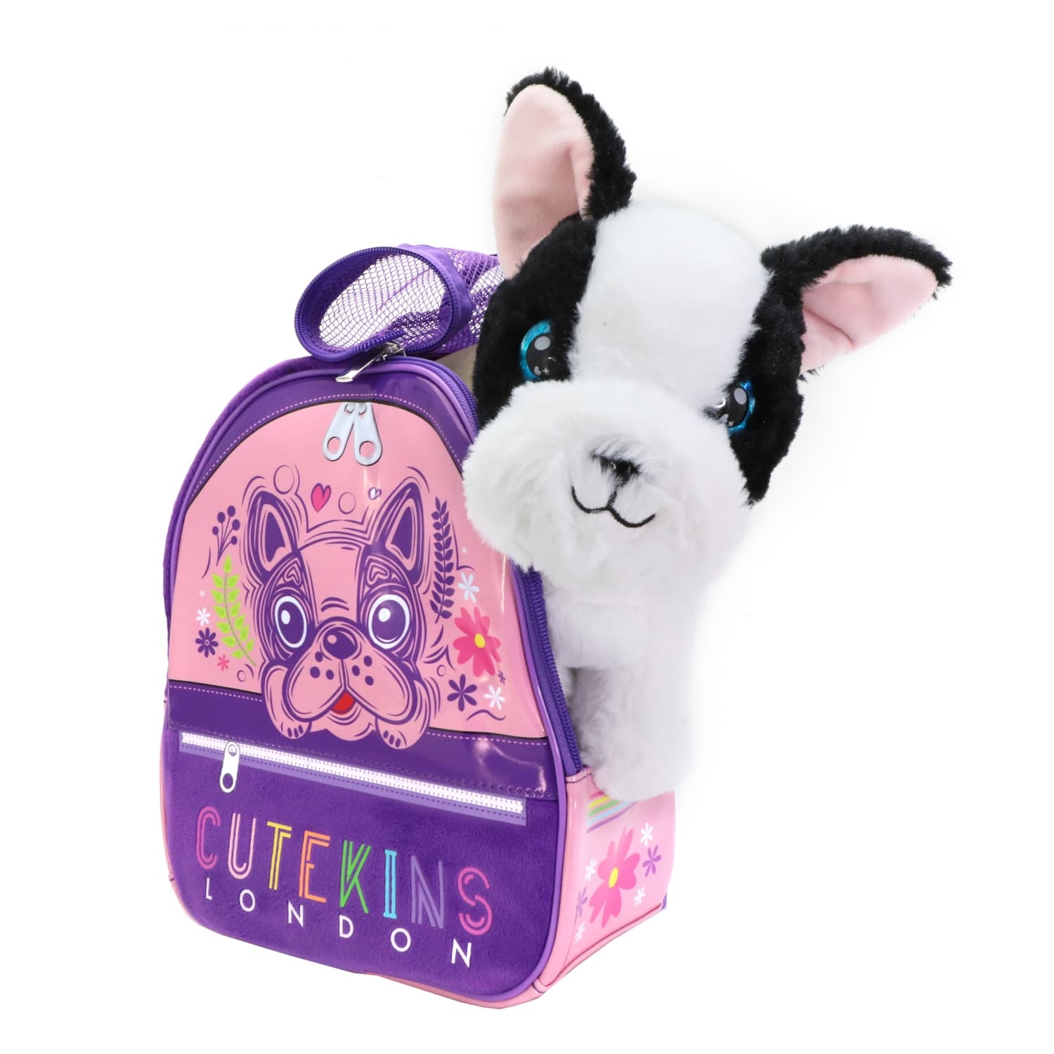 Plīša suns Cutekins ar somiņu 35046