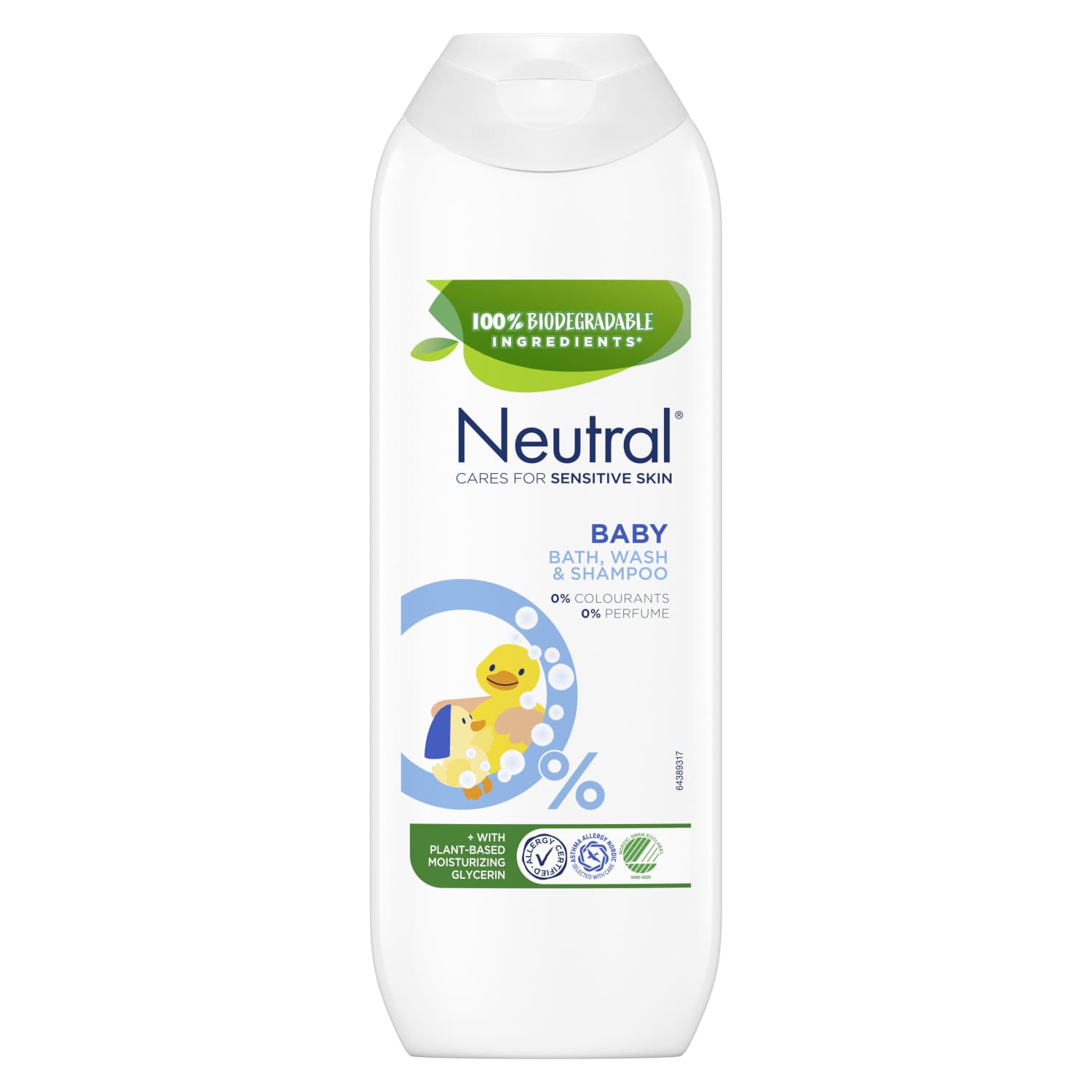 Dušigeel ja šamp.Neutral Baby imikutele 250ml