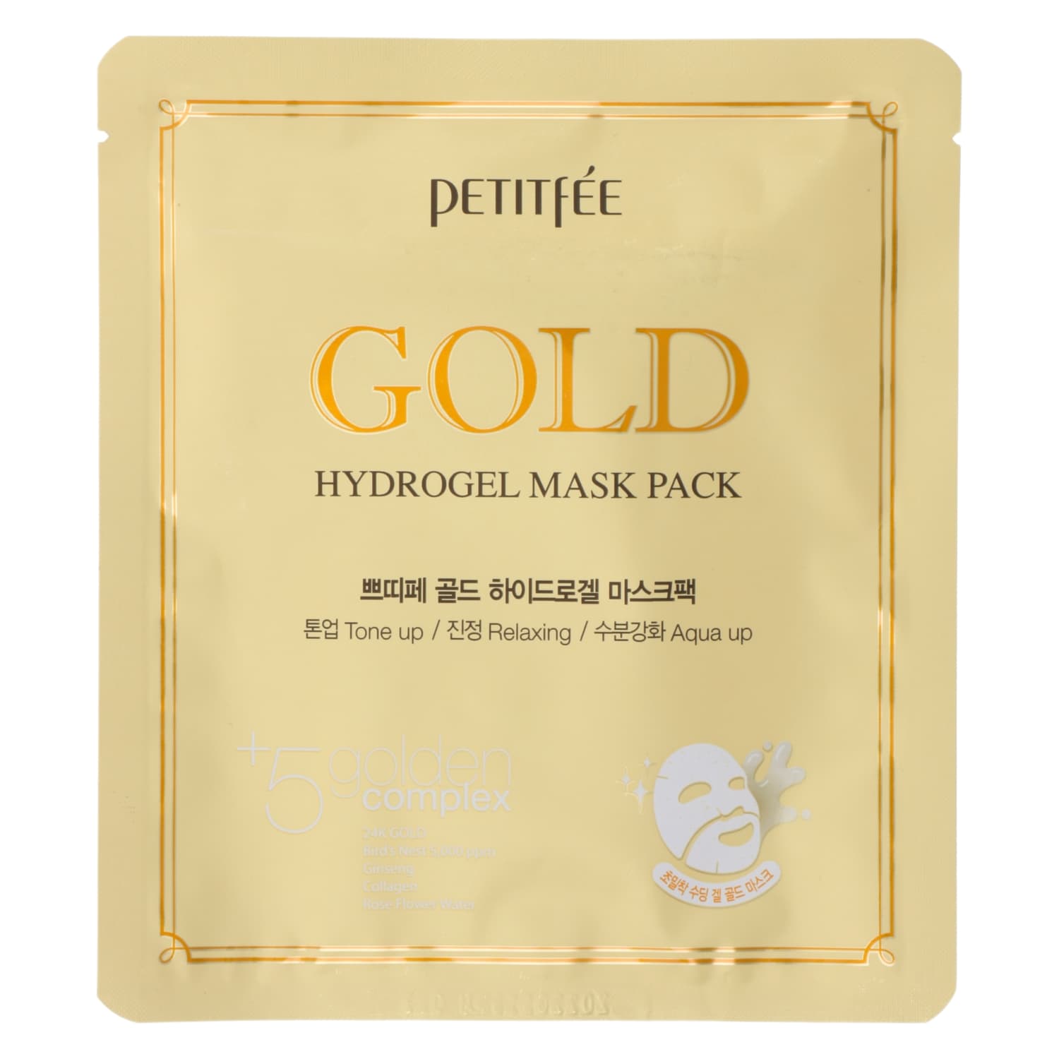 Näomask Petitfee Gold Hydrogel 32g