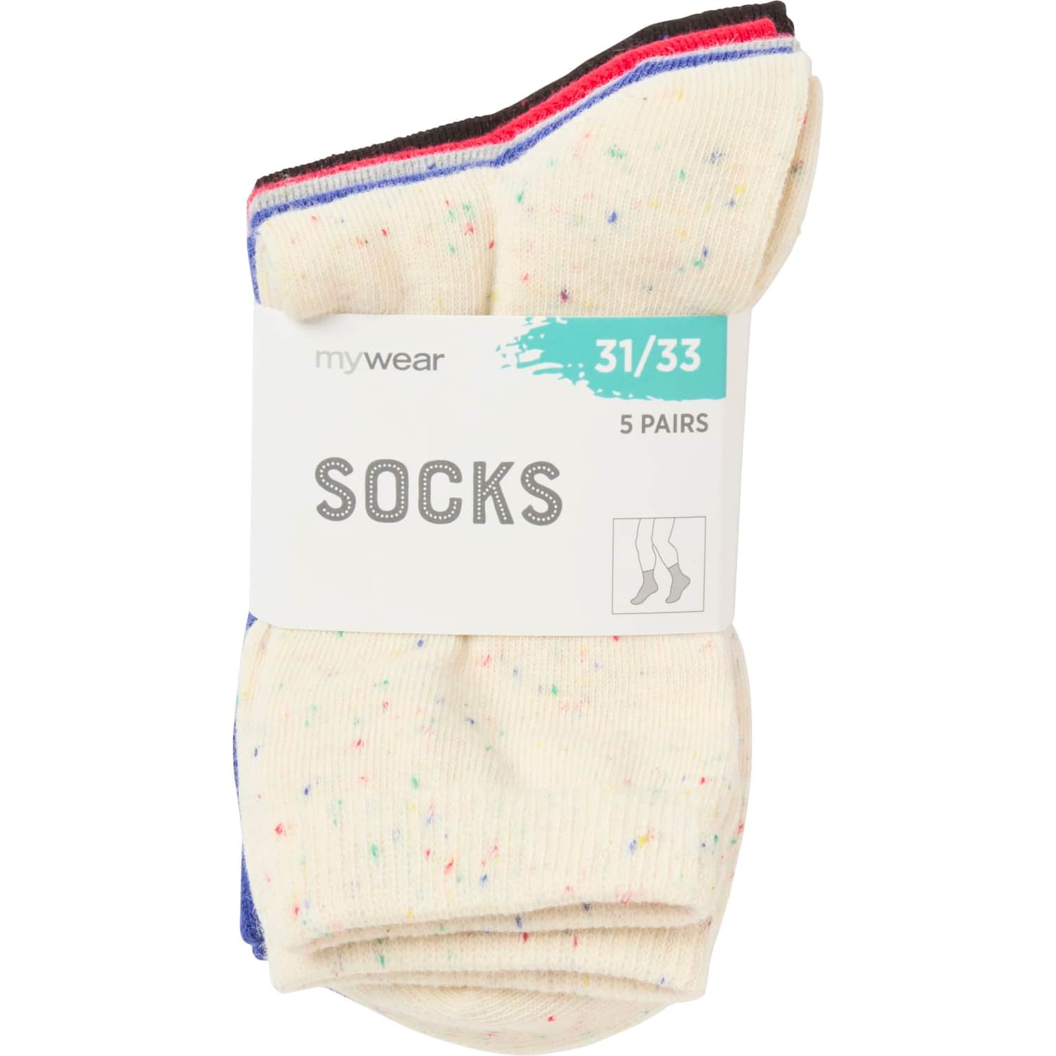 Vaik. kojinės MYWEAR BORRBY 5 p., 31/33, SS26