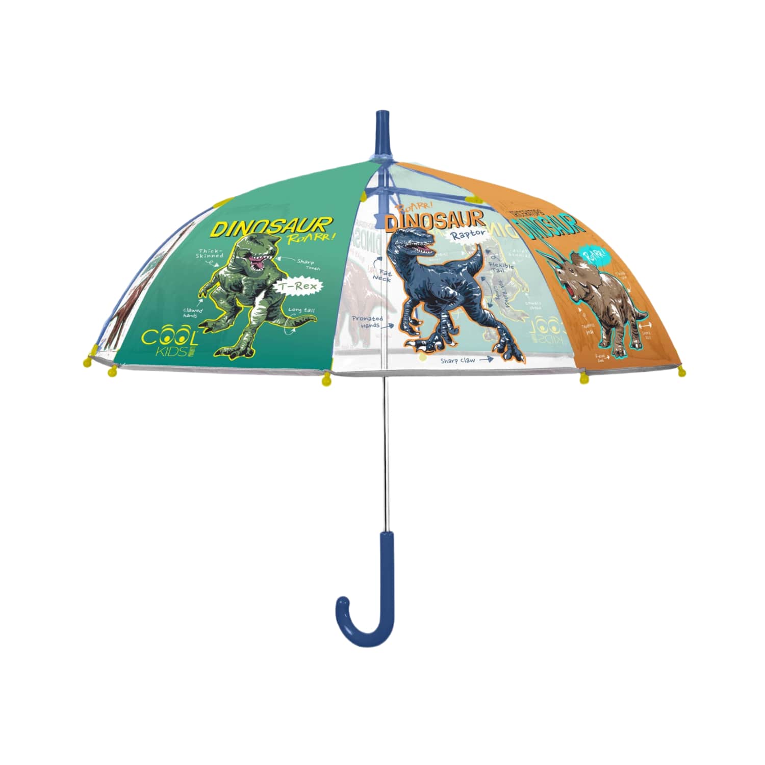 Vaikišk. skėtis PERLETTI DINOSAUR, 45 cm