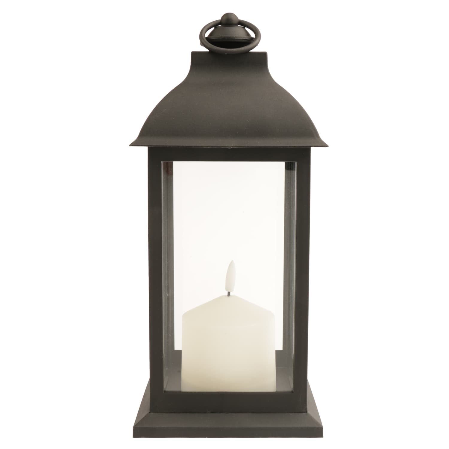 LED laterna ar sveci plastikāta AW25