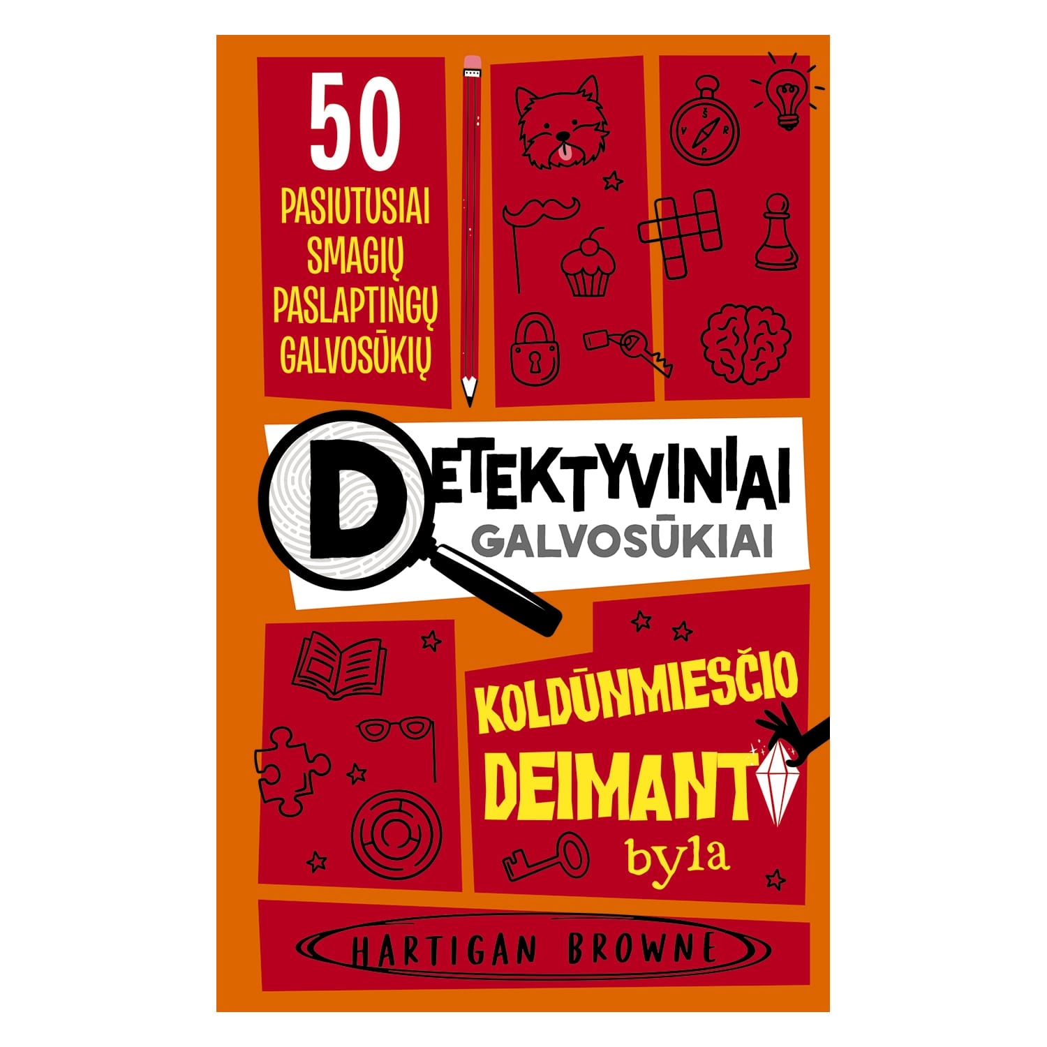 Knyga DETEKTYVINIAI GALVOSŪKIAI