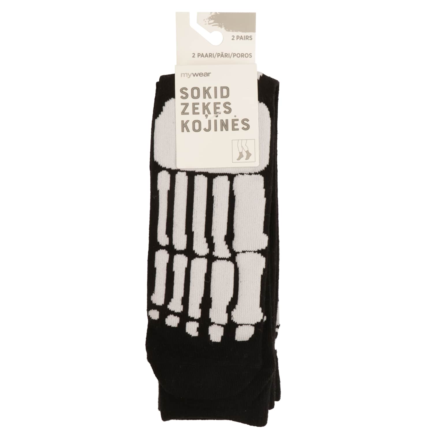 Bērnu zeķes Mywear skelets 35/39 2p HW25