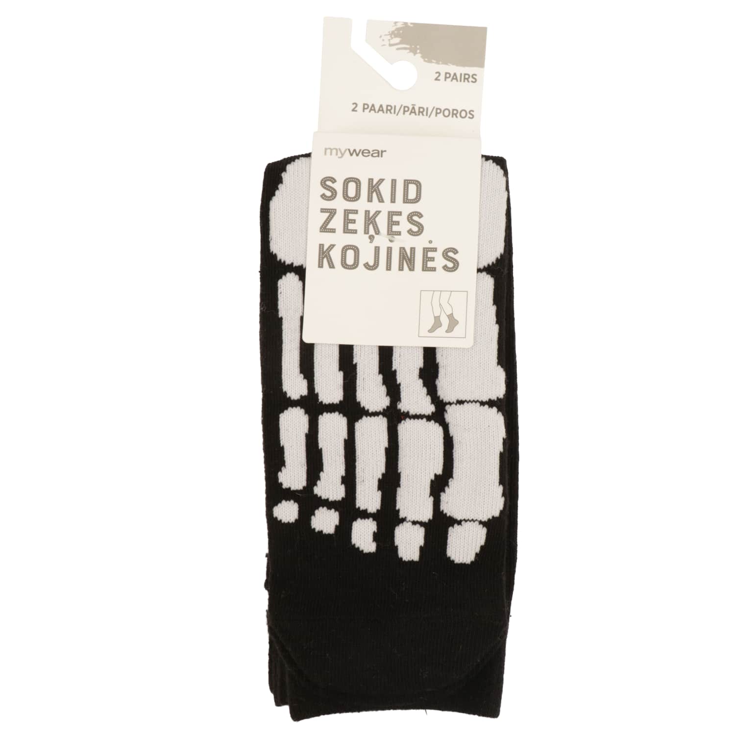 Bērnu zeķes Mywear skelets 25/29 2p HW25