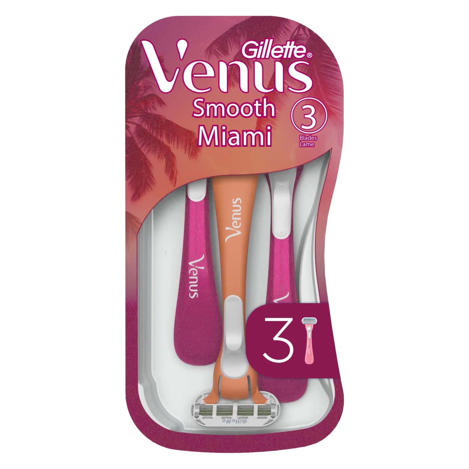 Vienreizlietojam. skuveklis Venus Miami 3gab.