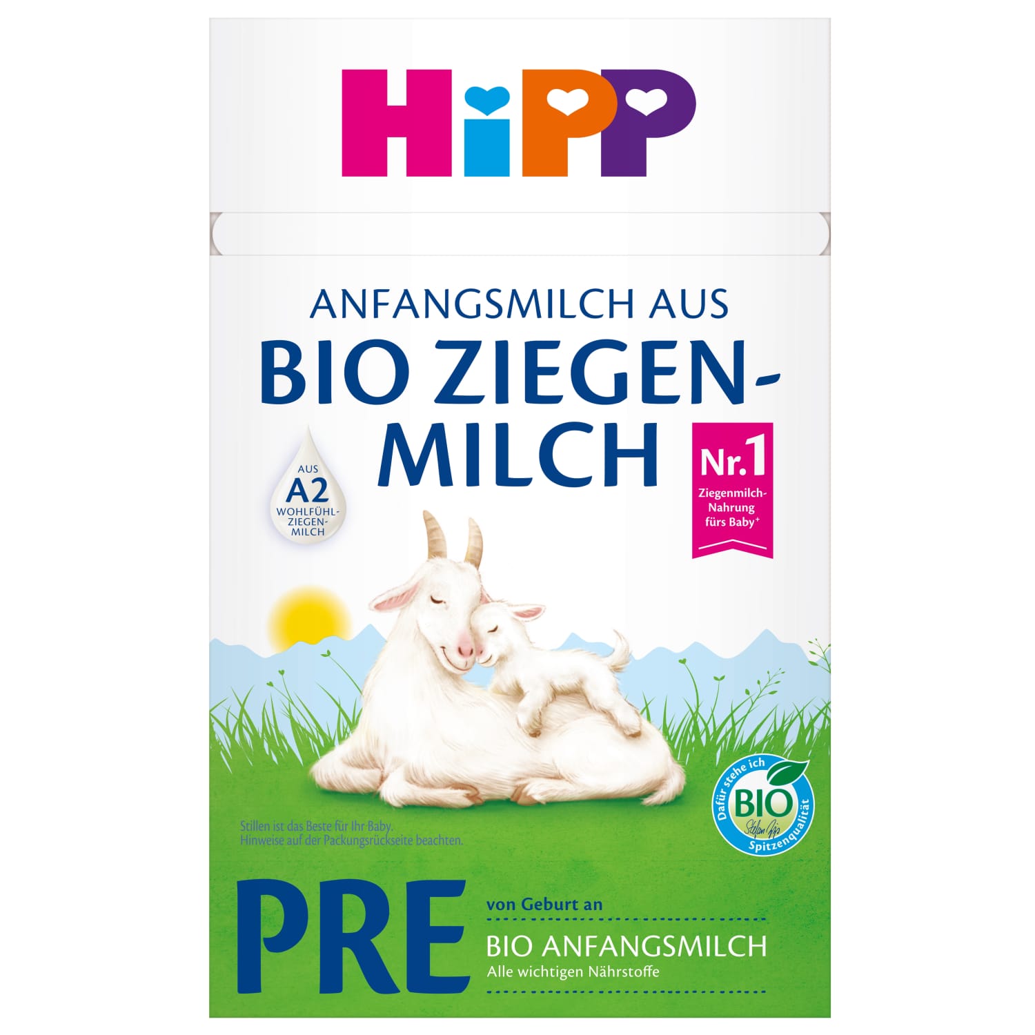 Piena mais.Hipp Pre ar kazas p., 0+m.BIO 400g