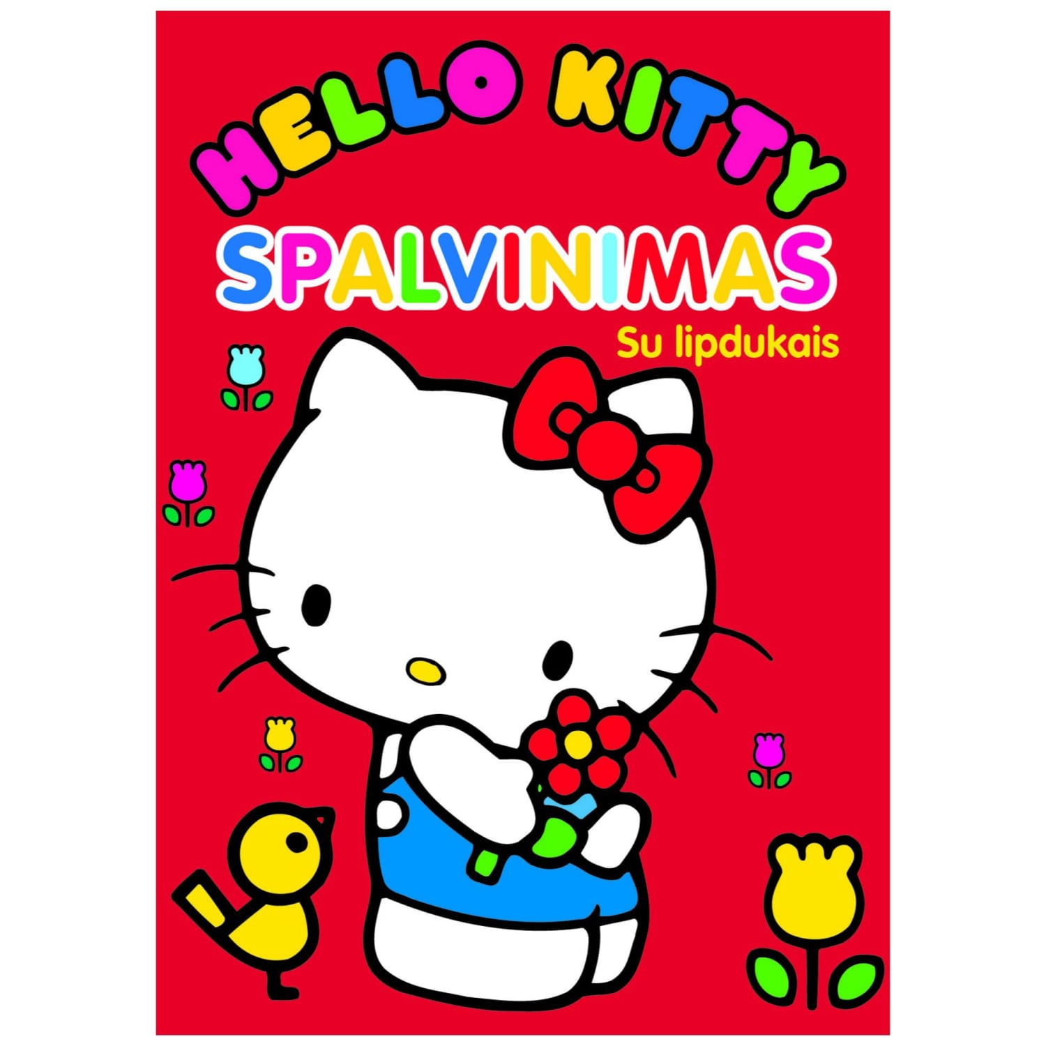 Spalv. kn. HELLO KITTY. SPALV. SU LIPDUKAIS