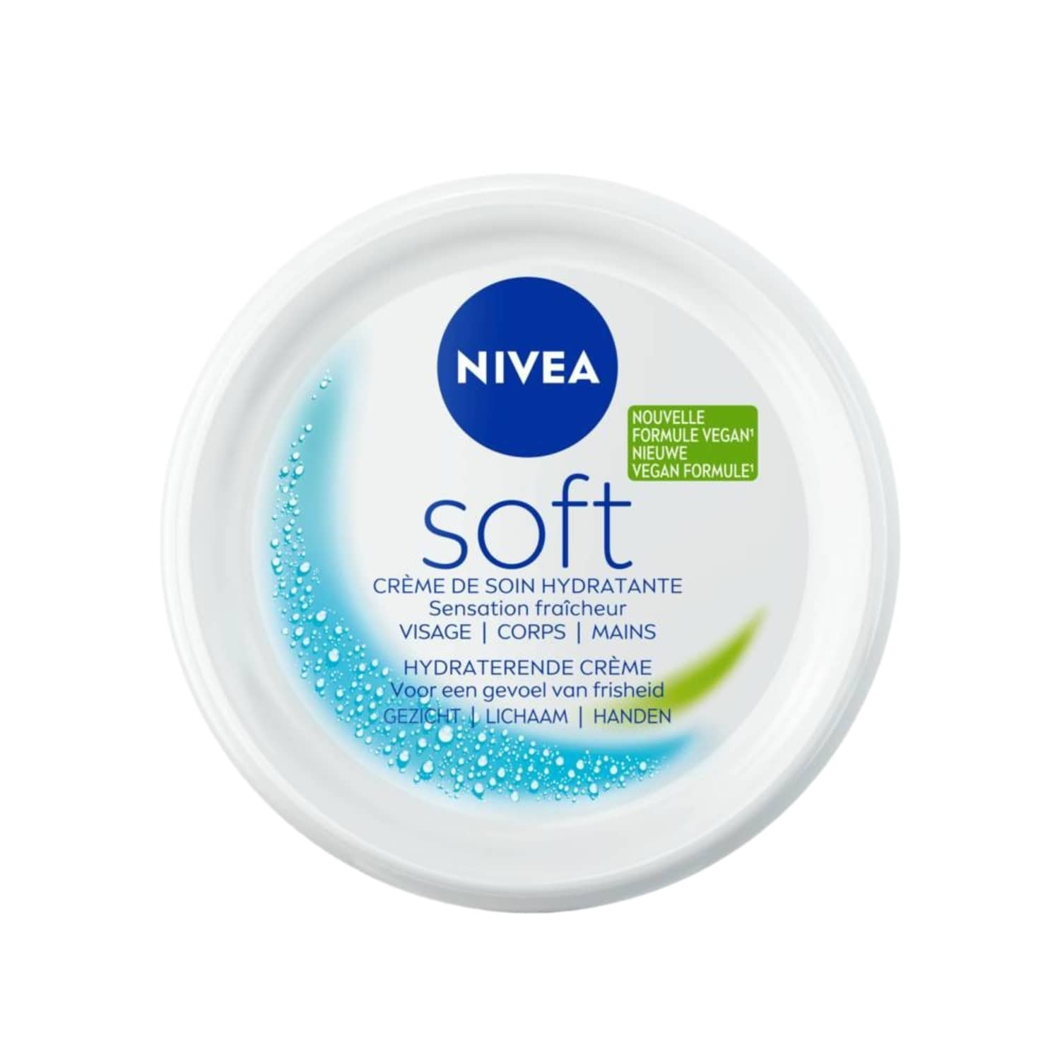 Kremas veidui, kūn., rank. NIVEA SOFT, 375 ml