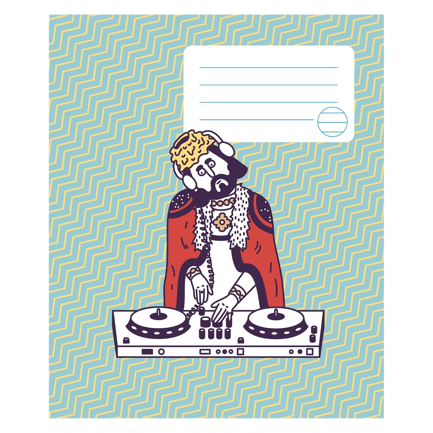 Sąsiuvinis MINDAUGAS, linijomis, 12 l.