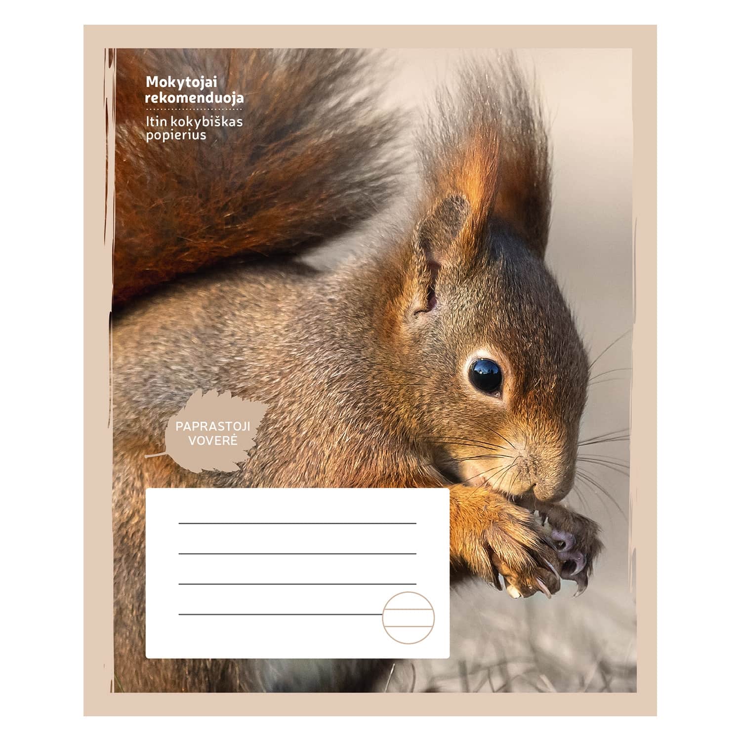 Sąsiuvinis VOVERĖ, linijomis, 24 l.